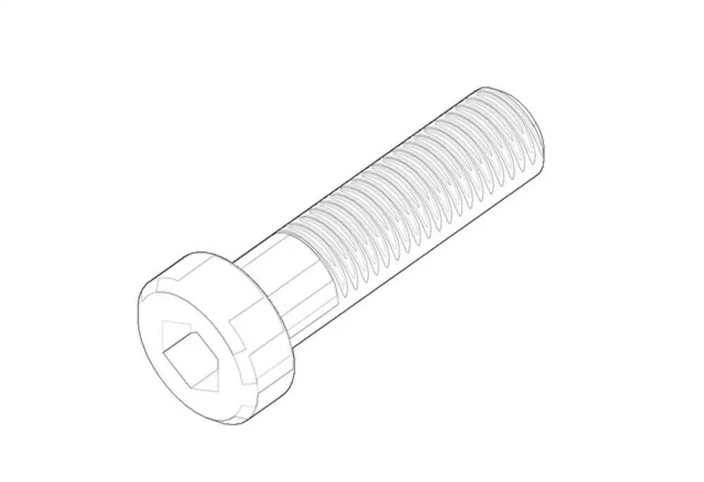 DORNBRACHT Befestigung Zylinderschraube ERSATZTEILE 093030047 M8 x 30 mm, 09303004790 Galeriebild 1
